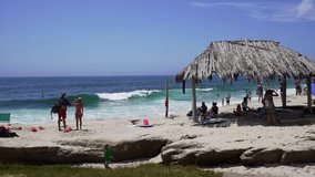 Video of the famous Windansea Beach in La Jolla San Diego California