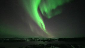 Beautiful real-time Northern Lights (Aurora Borealis) over Iceland - Powered by Shutterstock - Get 15% off with code: PIKWIZARD15