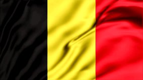 Belgian flag waving in wind video footage Full HD. Realistic Belgian Flag background. Seamless loop with highly detailed fabric texture. 
Full 4K (3840 x 2160) Belgium Flag Looping background. 
