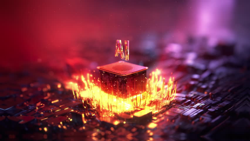 A Computer Generated Image Of A Cube With The Letter A In It Rocky Desert Terrain Animation Artificial Intelligence | Shutterstock HD Video #1109168431