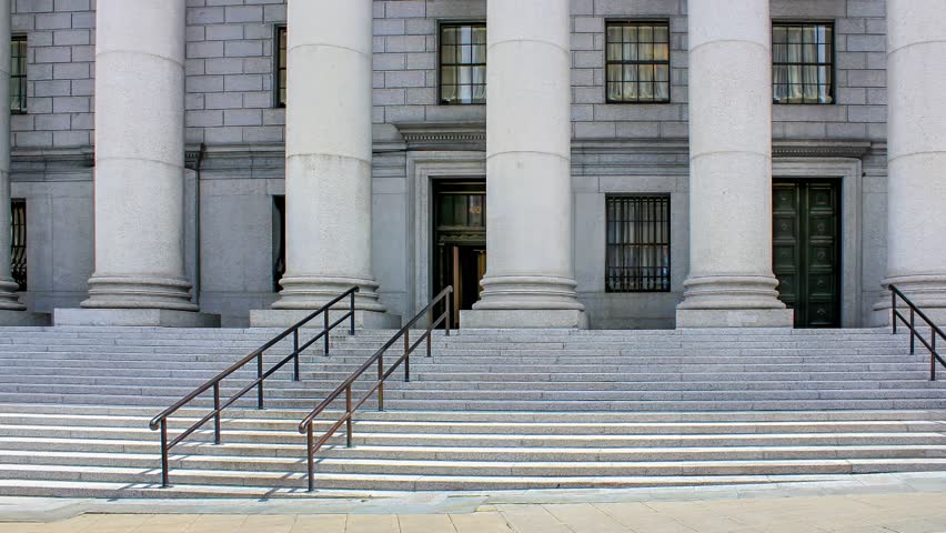 New York State Supreme Court Building, originally known as New York County Courthouse, at 60 Centre Street. USA