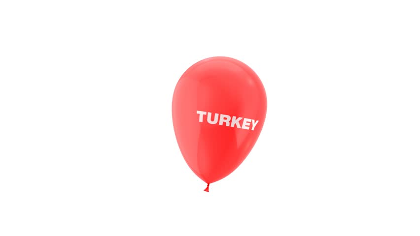 Turkey National Celebration Day. Loop Animation. With Luma Matte and Green Screen Background. | Shutterstock HD Video #1109174933