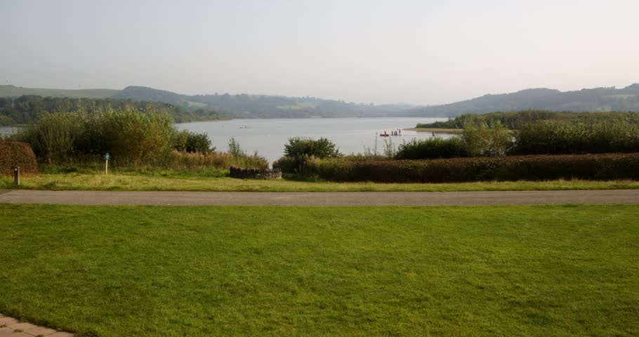 Looking across Carsington water from the visitor centre