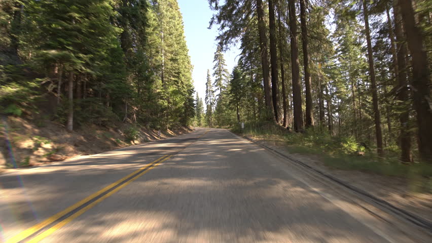 Kings Canyon National Park Generals Highway Driving Plate Westbound 13 In Sierra Nevada Mts California