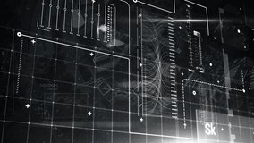 countdown over neon round scanner against digital interface with data processing on black background - Powered by Shutterstock - Get 15% off with code: PIKWIZARD15