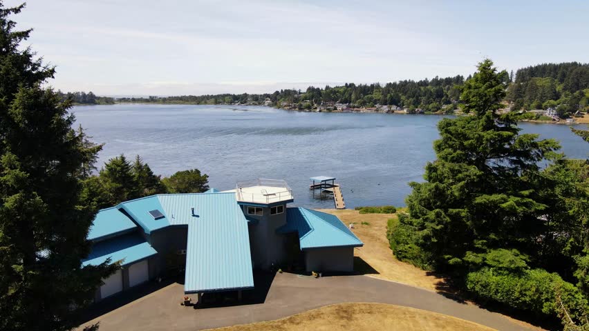 USA Pacific ocean Coastline , Devils Lake , The best of aerial footage