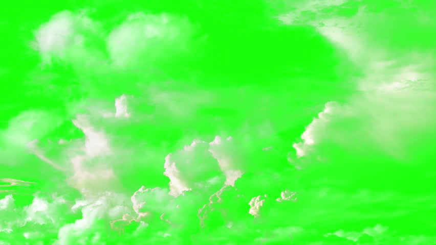 Animation - Flying Through The Clouds On The Green Screen Background | Shutterstock HD Video #1109248449