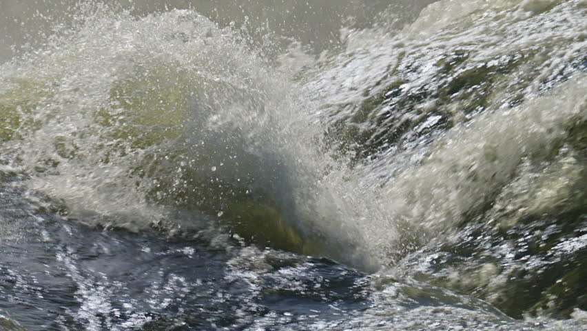 A video capturing the ever-changing patterns of water