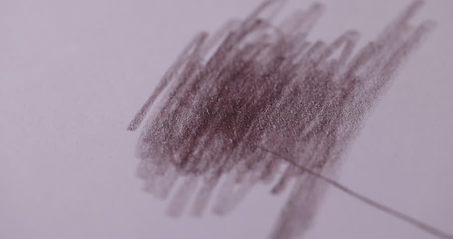 Sharp black pencil on paper close-up , school supplies black pencil on paper | Shutterstock HD Video #1109294223