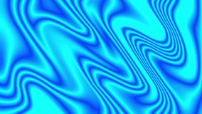 Glowing blue gradient wave abstract motion background. Seamless looping animation