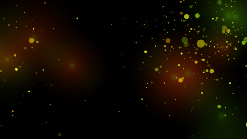 Shiny sparkling green orange particles on black background. Seamless looping motion design. Video animation Ultra HD 4K 3840x2160 | Shutterstock HD Video #1109325651