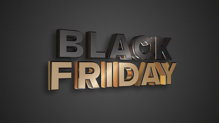Black Friday 3D animation with glowing particles | Shutterstock HD Video #1109331835