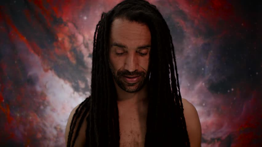 Nervous mulatto-man gathering his thoughts, pulling dreadlocks Royalty-Free Stock Footage #1109332807