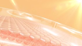 UV-protected 3D animation of skin cells. The serum is absorbed via the skin and reduces sagging skin cells. lighting moisturizer Dark skin tone gave way to bright. - Powered by Shutterstock - Get 15% off with code: PIKWIZARD15