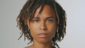 Many different people look camera close-up. Lot mix race guy face. Multi ethnic group portrait. All girl team head shot. Various skin tone care. Human dna concept. Gender unity bond. Young adult age. - Powered by Shutterstock - Get 15% off with code: PIKWIZARD15