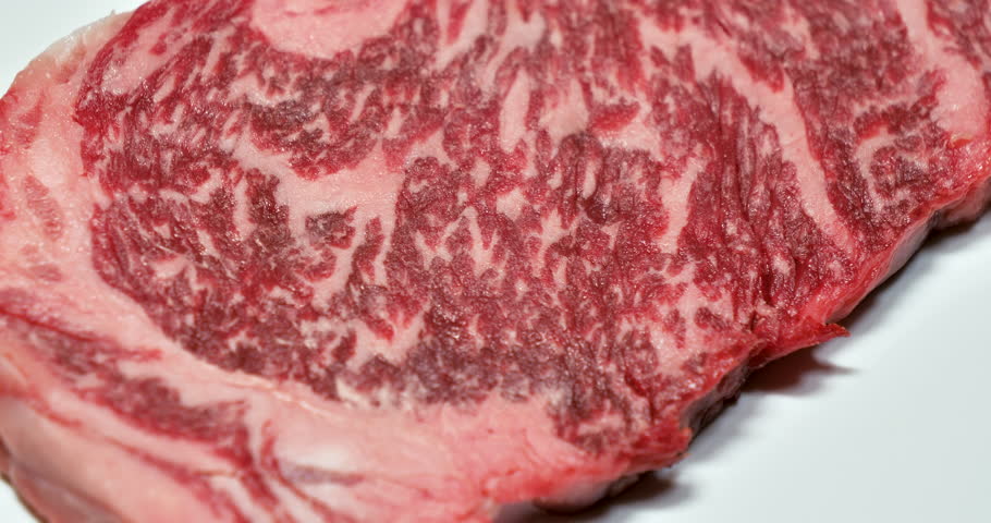 Rotating of raw beef meat for steak Royalty-Free Stock Footage #1109366145