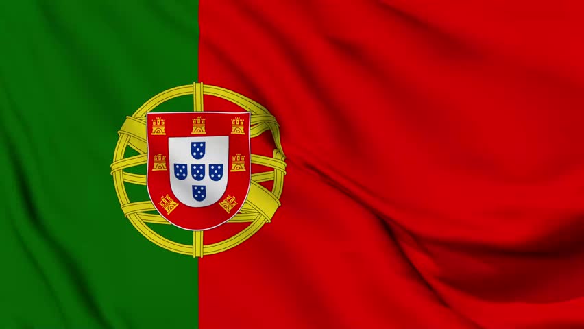 A beautiful view of Portugal flag video. 3d flag waving video. Portugal flag HD resolution. Animation. Country flag animation Royalty-Free Stock Footage #1109367385