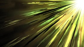 High-speed abstract speed lines animation. Cartoon animated orange speed lines on a yellow background in a seamless loop of motion graphics