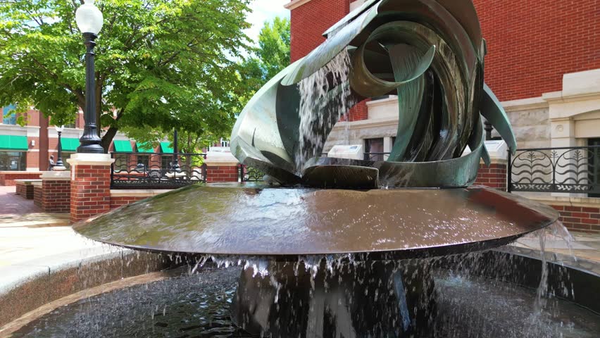 Millennium Fountain in downtown Clarksville Tennessee