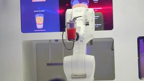 A robot mixes cocktails for patrons at an automated bar in Prague, Czech Republic - Powered by Shutterstock - Get 15% off with code: PIKWIZARD15