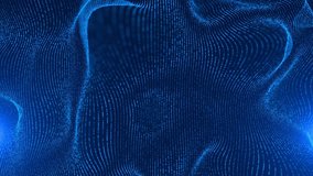 Abstract blue digital particles wave and Dynamic wave of particles. - Powered by Shutterstock - Get 15% off with code: PIKWIZARD15