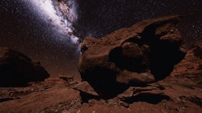 red rocks and milky way night sky in Moab Utah - Powered by Shutterstock - Get 15% off with code: PIKWIZARD15
