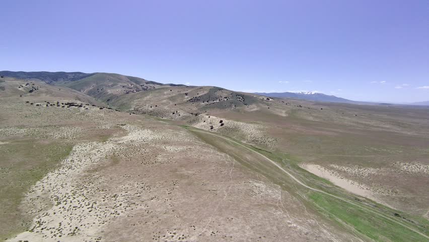 Nevada USA Desert Aerial views drone footage landscape