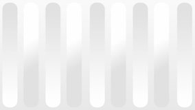 White grey abstract shapes motion background with minimal vertical design. Seamless loop