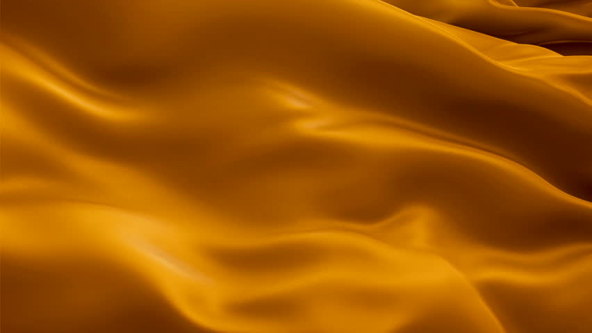 Ochre color clear waving flag. 3d Ocher  flag waving. Colorful Ochre seamless loop animation. Ocher  HD resolution Background. Clear flag Closeup 1080p Full HD video layout, presentation
 Royalty-Free Stock Footage #1109482835