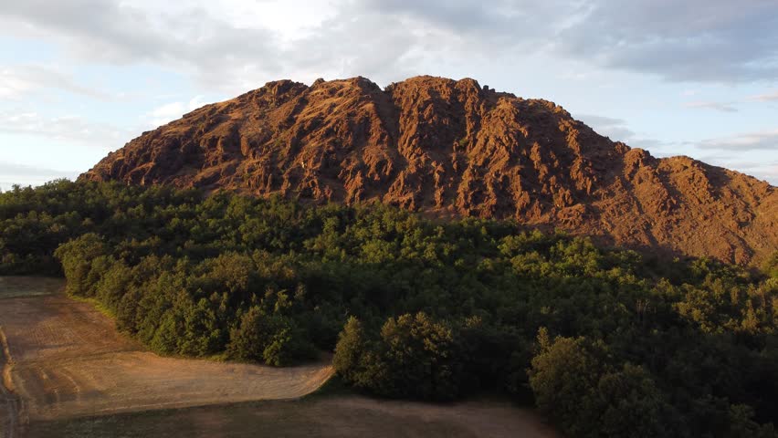Pietra Parcellara red, Trebbia Valley, Travo, Emilia Romagna, Italy