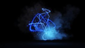 3d animation of a high voltage electric arc discharge on black background - Powered by Shutterstock - Get 15% off with code: PIKWIZARD15