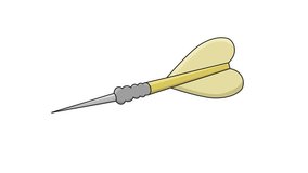 animated video of the shape of a moving dart needle - Powered by Shutterstock - Get 15% off with code: PIKWIZARD15