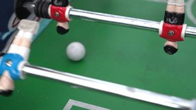 Close-up of figures of plastic players in a football match. - Powered by Shutterstock - Get 15% off with code: PIKWIZARD15