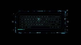 
Virtual Shiny Blue Keyboard Template. Animation of Generic Computer Keypad. Several Letter Keys Illuminated on Black Background.
 - Powered by Shutterstock - Get 15% off with code: PIKWIZARD15