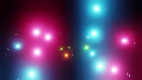 Abstract flickering emergency lights red and cyan laser overlay 3d render. Disco ball, dance vj loop for festival, nightclub, neon party, dj set - Powered by Shutterstock - Get 15% off with code: PIKWIZARD15