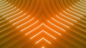Golden orange color glowing neon arrows with white moving lines stage loop animated background VJ and DJ loop , white - orange technology modern animation wallpaper 4k - Powered by Shutterstock - Get 15% off with code: PIKWIZARD15