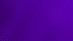 Animated Dark Purple abstract geometric shapes technology background, grid texture tech background	
