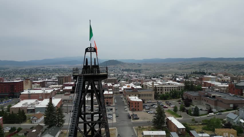 Aerial view of Butte, MN