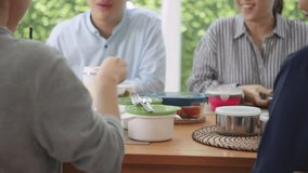 Gen Z asia people group save the planet earth relax eating food go green meal eco friendly glass lunch box reduce plastic waste free water bottle at table SDGs office. ESG net zero happy staff team. - Powered by Shutterstock - Get 15% off with code: PIKWIZARD15