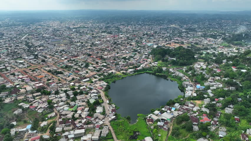 The beautiful  city of Libreville in Gabon, Africa