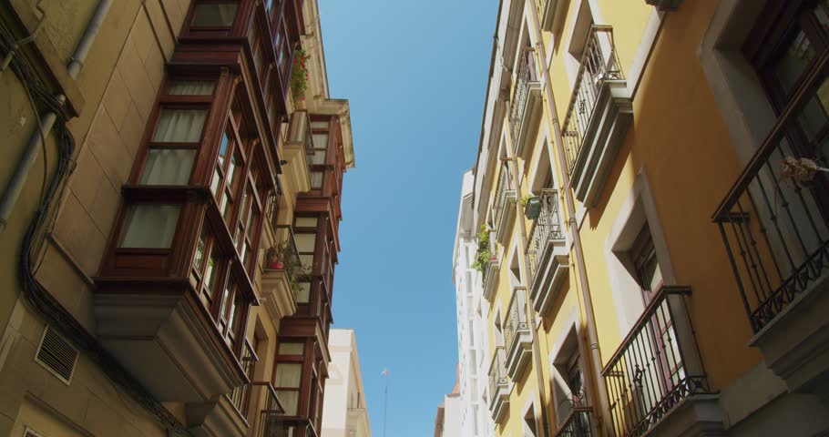 Walking in the city of Gijon, Asturias, Spain