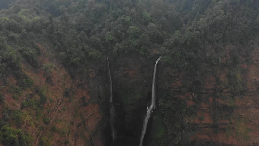 Tad Fane Waterfall In Bolaven Plateau, Laos Royalty-Free Stock Footage #1109712521