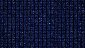 Seamless looping animation footage. Matrix. Data. Christmas blue looped motion background for party. Snowflakes. Code. Internet. Digital backdrop. VJ loop. 4K - Powered by Shutterstock - Get 15% off with code: PIKWIZARD15