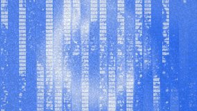 Christmas blue seamless looping animation with equalizer and snow. Looped motion blue background for party. Disco. Sound. Psychedelic hypnotic transformation. VJ loop. 4K - Powered by Shutterstock - Get 15% off with code: PIKWIZARD15