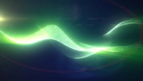 Green glowing energy bright waves from small particles and lines abstract background - Powered by Shutterstock - Get 15% off with code: PIKWIZARD15