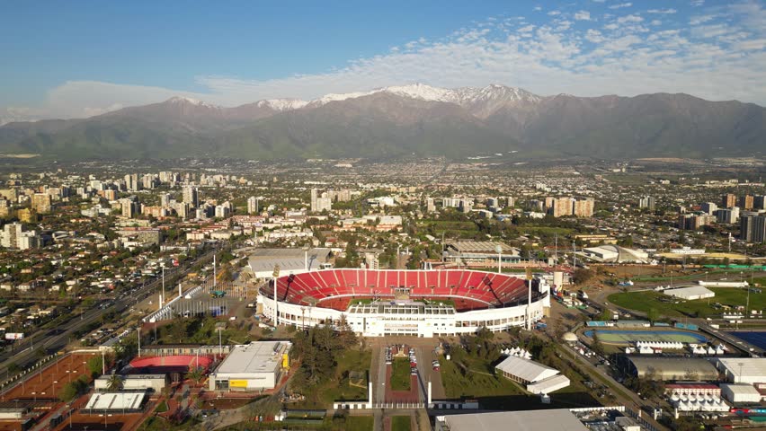 Estadio Nacional is the national stadium of Chile, is located in the Ñuñoa district of Santiago. It is the largest stadium in Chile with an official capacity of 48,665. 
