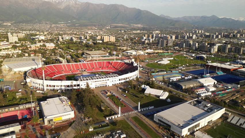 Estadio Nacional is the national stadium of Chile, is located in the Ñuñoa district of Santiago. It is the largest stadium in Chile with an official capacity of 48,665. 
