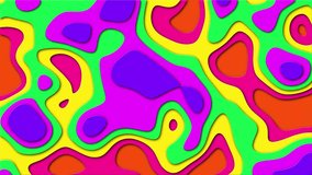 abstract beautiful topography style gradient background animation . Gradients in motion design paper layer emotion wave loop 4K animation. Abstract animated bright color topographic map. - Powered by Shutterstock - Get 15% off with code: PIKWIZARD15