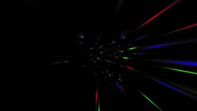 Star tunnel hyperloop with neon glow lights, sc-fi neon cyberpunk style. rgb split illuminate design with fly neon lines glow. Abstract cosmic vibrant color, very fast speed. Star warp. Hyperspace - Powered by Shutterstock - Get 15% off with code: PIKWIZARD15