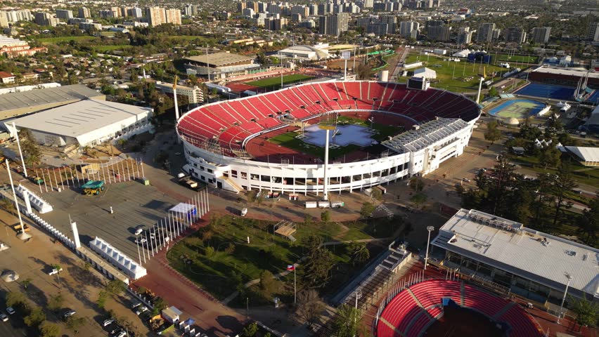 Estadio nacional julio martinez pradanos hi-res stock photography